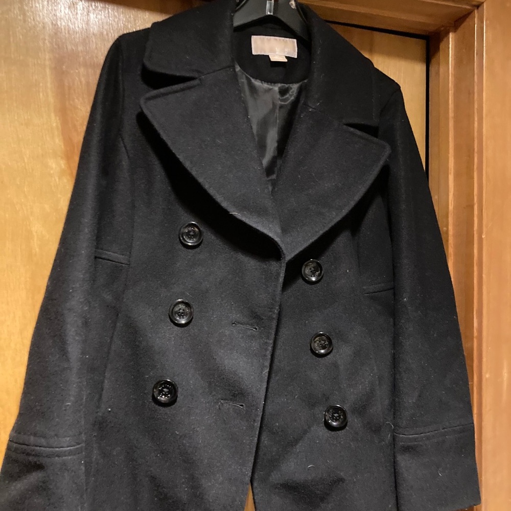 ⭐️ Michael Kors black pea coat